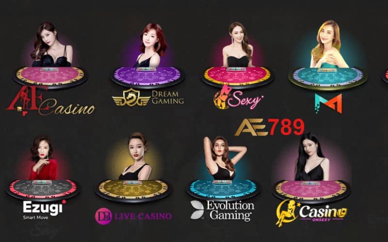 Casino AE789 cung cấp nhiều phiên bản live casino